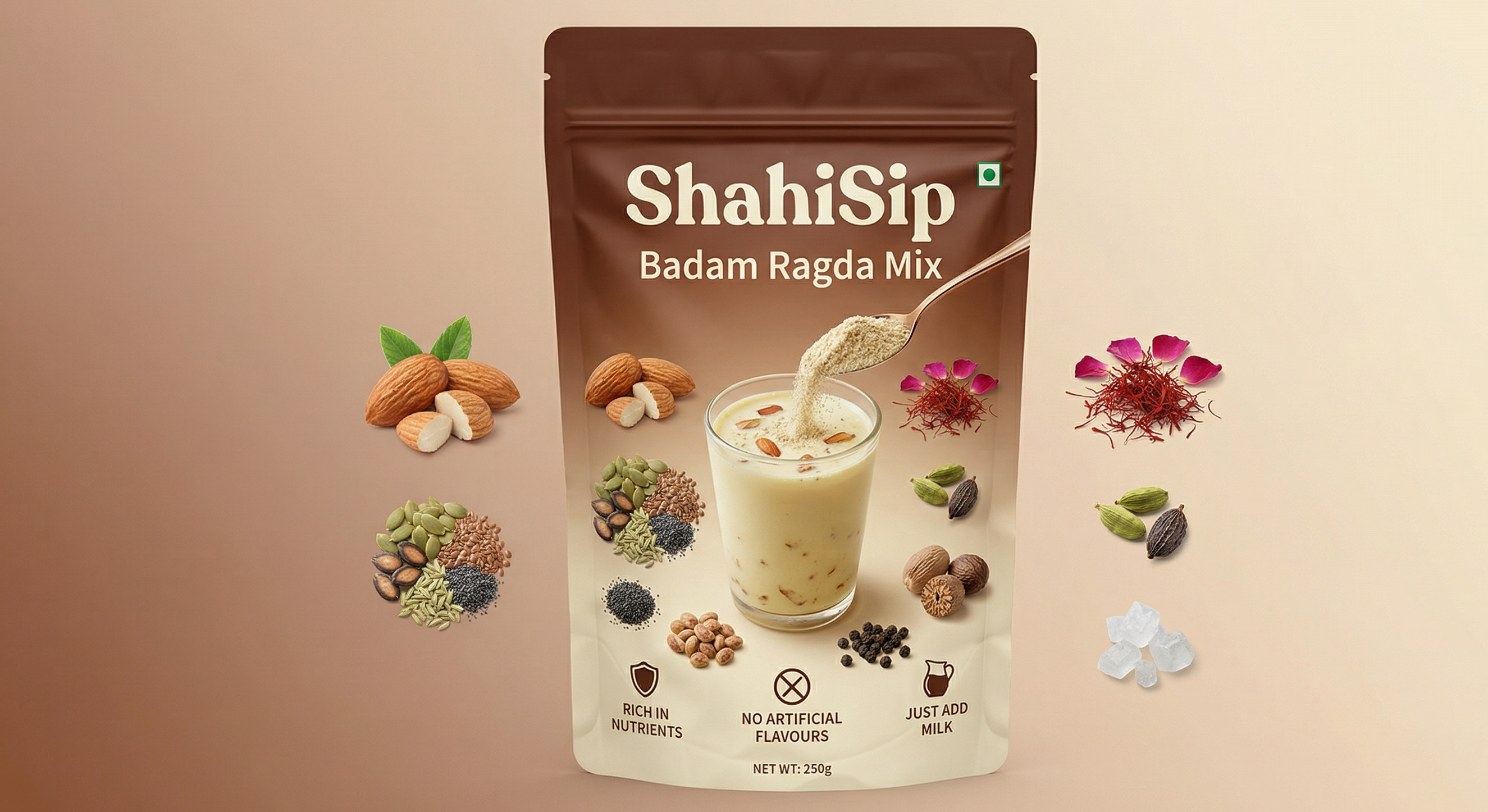 ShahiSip Badam Ragda Powder