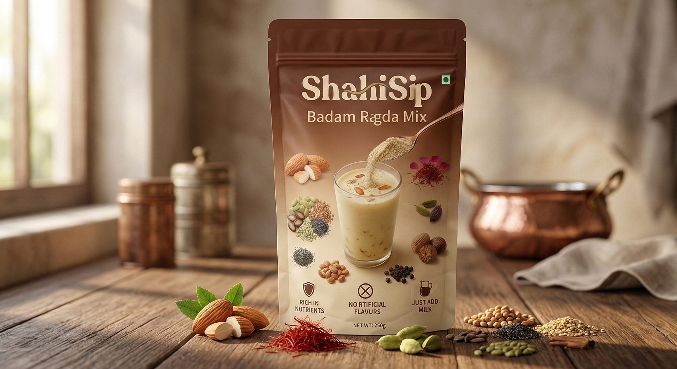 ShahiSip Badam Ragda Powder